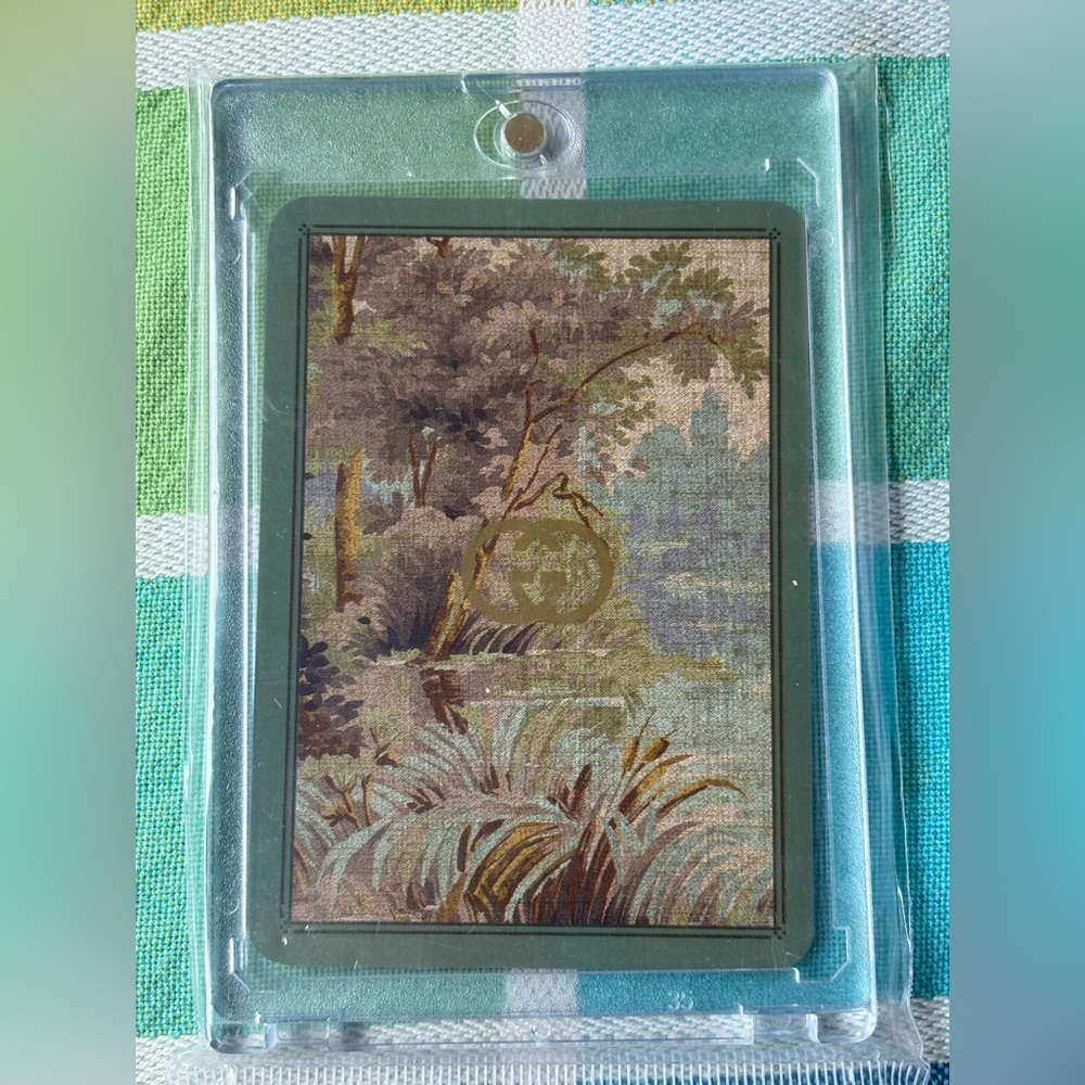 ♦️🃏♦️ GUCCI SINGLE THREE OF DIAMONDS PLAYING CARD ♦️🃏♦️ NWOT ♦️🃏♦️